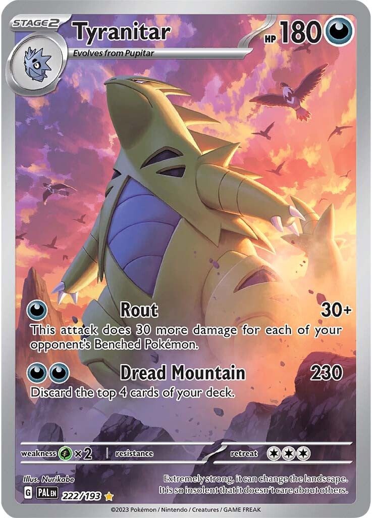 Tyranitar (222/193) [Scarlet & Violet: Paldea Evolved] | Cracking-Singles