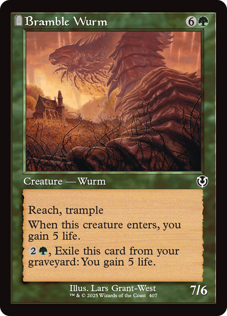 Bramble Wurm (Retro Frame) [Innistrad Remastered] | Cracking-Singles