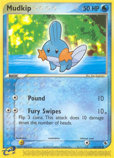 Mudkip (60/109) [EX: Ruby & Sapphire] | Cracking-Singles