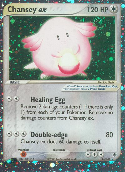 Chansey ex (96/109) [EX: Ruby & Sapphire] | Cracking-Singles