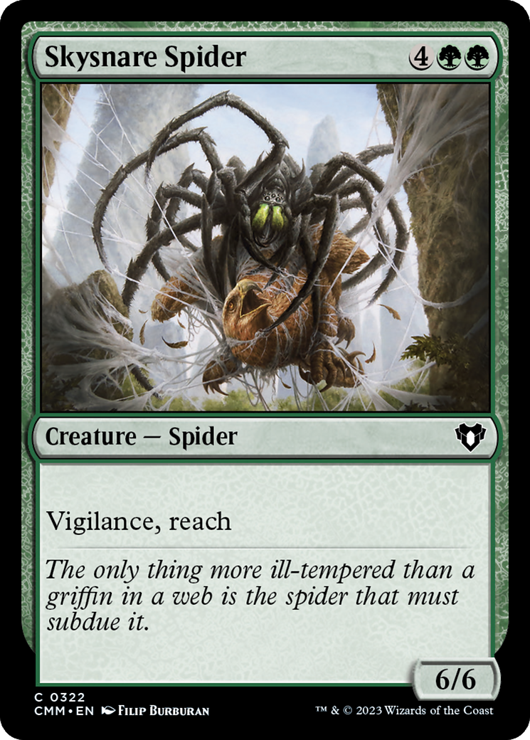 Skysnare Spider [Commander Masters] | Cracking-Singles