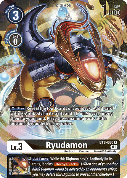 Ryudamon [BT8-060] (Alternate Art) [New Awakening] | Cracking-Singles