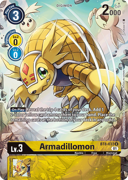 Armadillomon [BT8-033] (Alternate Art) [New Awakening] | Cracking-Singles