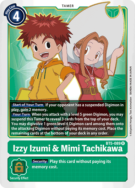 Izzy Izumi & Mimi Tachikawa [BT5-089] [Battle of Omni] | Cracking-Singles