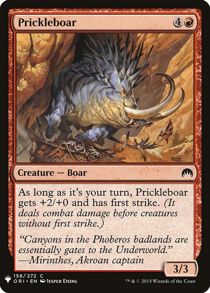 Prickleboar [Mystery Booster] | Cracking-Singles