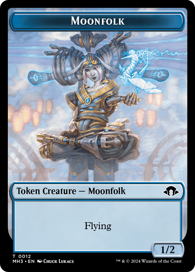 Moonfolk // Energy Reserve Double-Sided Token [Modern Horizons 3 Tokens] | Cracking-Singles