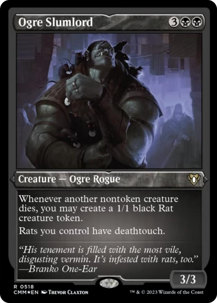 Ogre Slumlord (Foil Etched) [Commander Masters] | Cracking-Singles