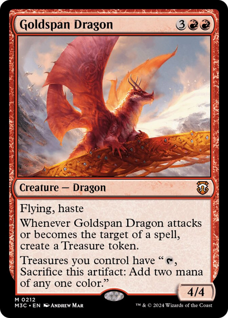 Goldspan Dragon [Modern Horizons 3 Commander] | Cracking-Singles