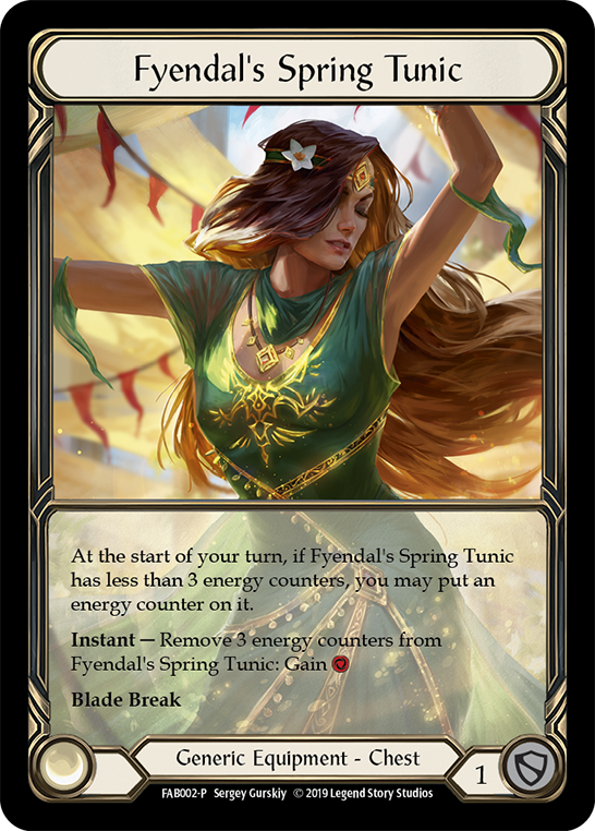 Fyendal's Spring Tunic [FAB002] (Promo)  Rainbow Foil | Cracking-Singles