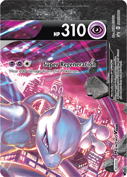 Mewtwo V-Union (SWSH160) [Sword & Shield: Black Star Promos] | Cracking-Singles