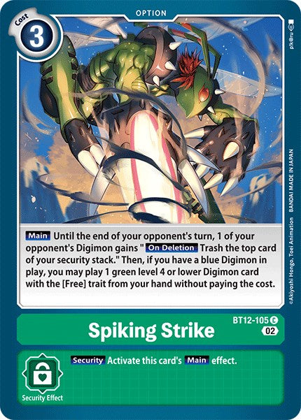 Spiking Strike [BT12-105] [Across Time] | Cracking-Singles