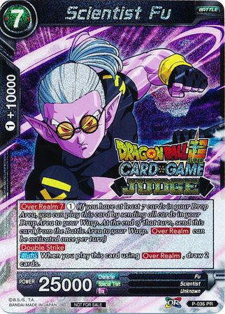 Scientist Fu (P-036) [Judge Promotion Cards] | Cracking-Singles