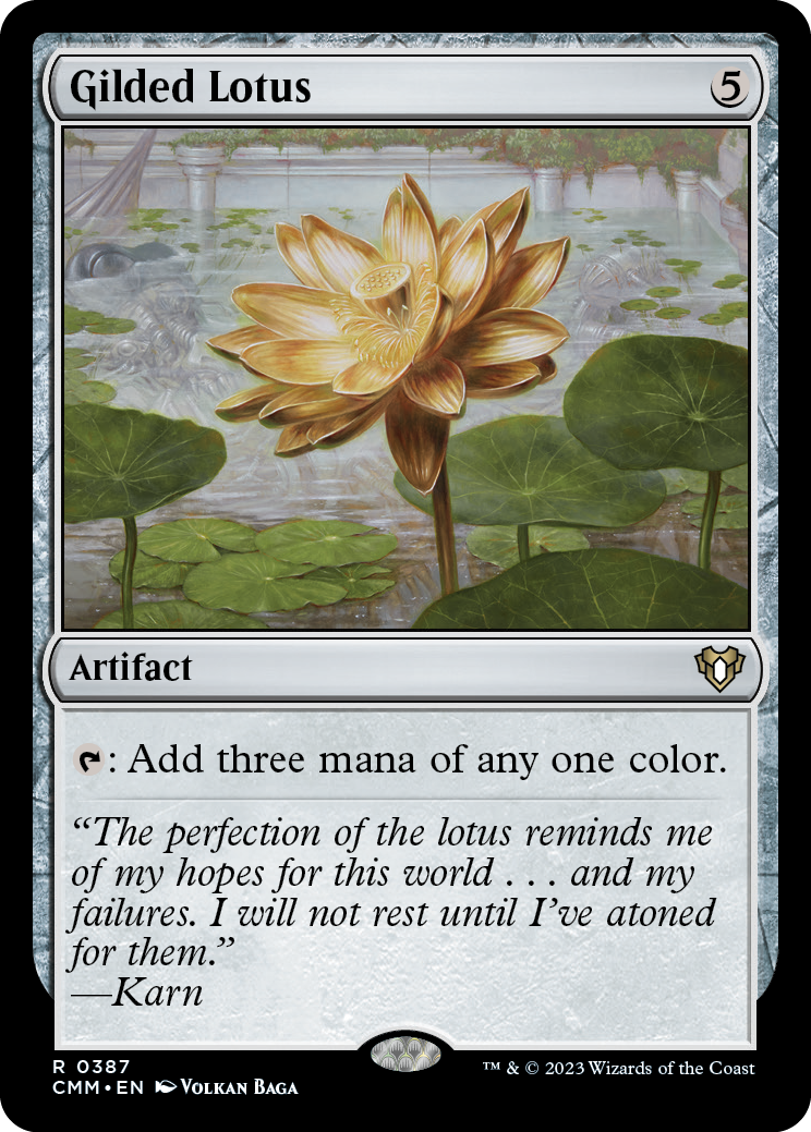 Gilded Lotus [Commander Masters] | Cracking-Singles