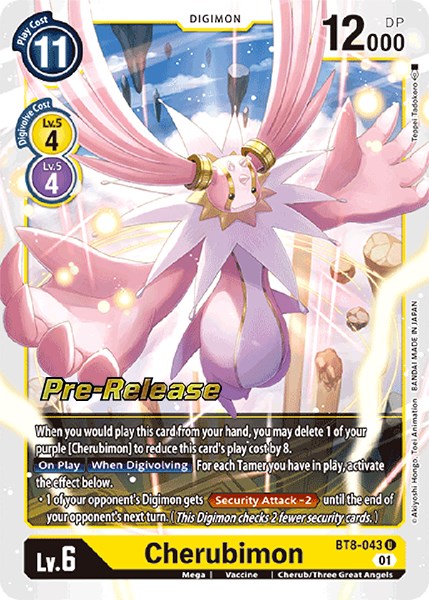 Cherubimon [BT8-043] [New Awakening Pre-Release Cards] | Cracking-Singles