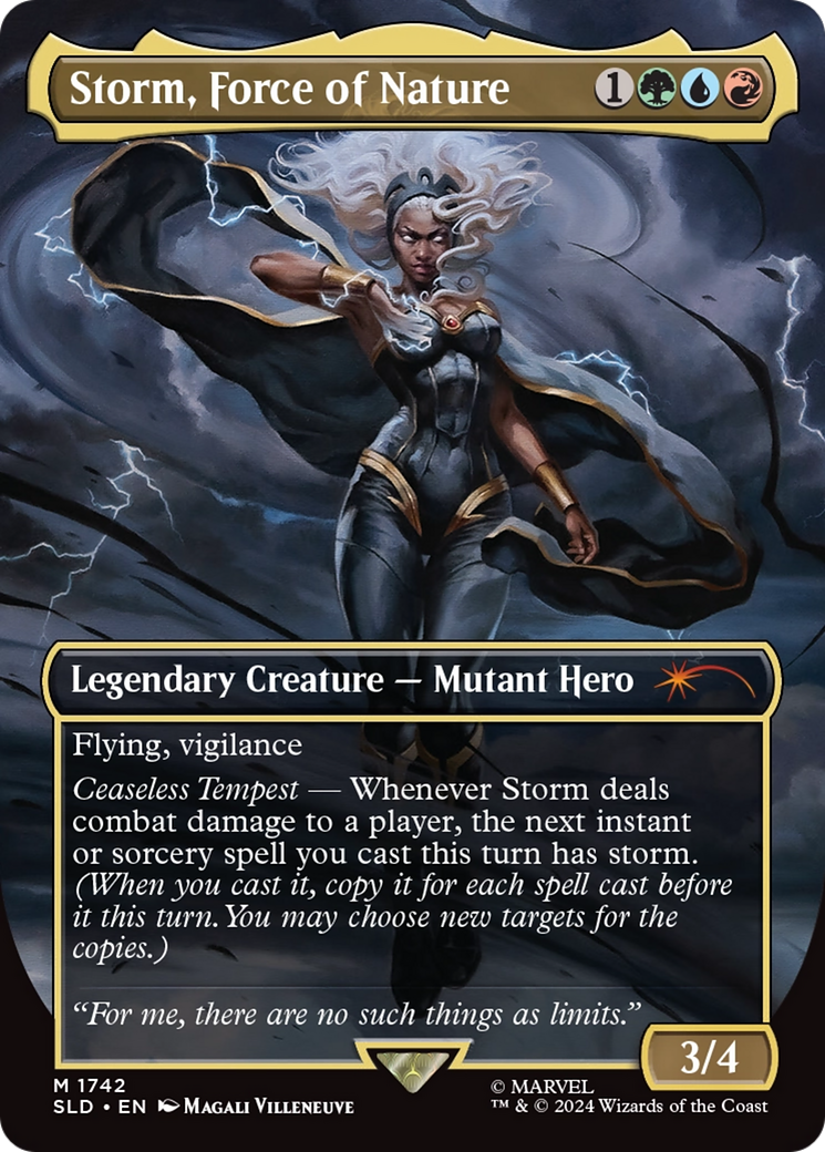 Storm, Force of Nature (Rainbow Foil) [Secret Lair Drop Series] | Cracking-Singles