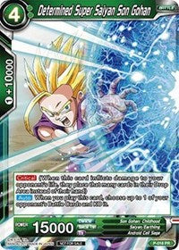 Determined Super Saiyan Son Gohan (Non-Foil Version) (P-016) [Promotion Cards] | Cracking-Singles