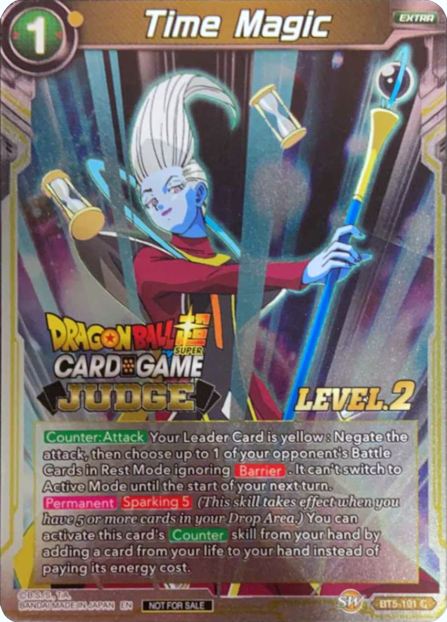 Time Magic (Level 2) (BT5-101) [Judge Promotion Cards] | Cracking-Singles