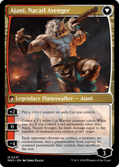 Ajani, Nacatl Pariah // Ajani, Nacatl Avenger [Modern Horizons 3] | Cracking-Singles