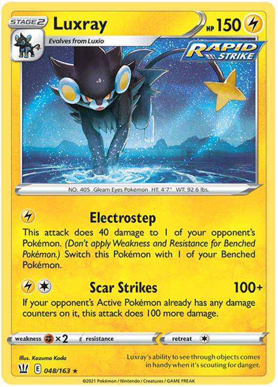 Luxray (048/163) [Sword & Shield: Battle Styles] | Cracking-Singles