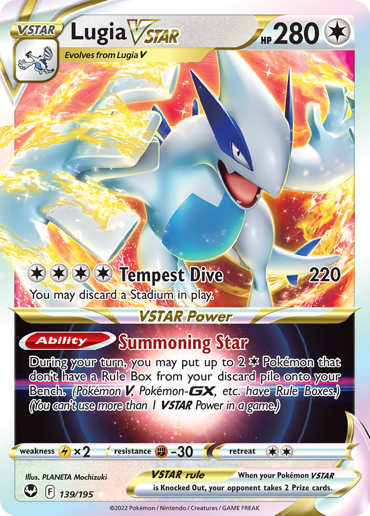 Lugia VSTAR (139/195) (Jumbo Card) [Sword & Shield: Silver Tempest] | Cracking-Singles