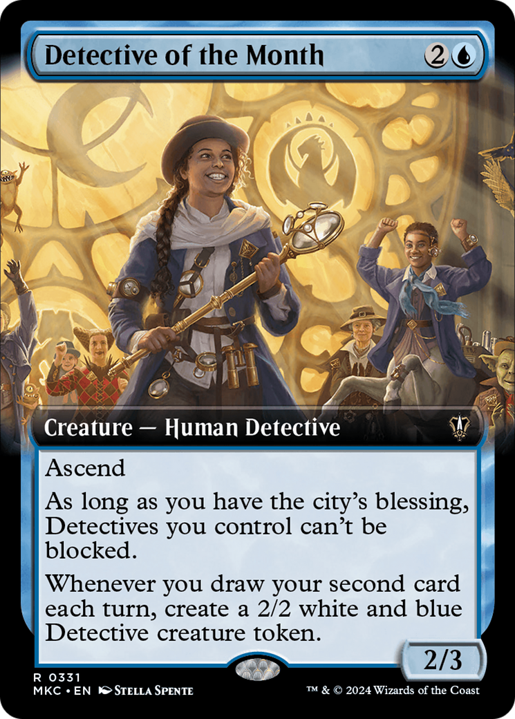 Detective of the Month (Extended Art) [Murders at Karlov Manor Commander] | Cracking-Singles