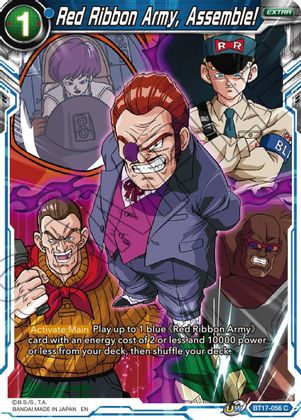 Red Ribbon Army, Assemble! (BT17-056) [Ultimate Squad] | Cracking-Singles