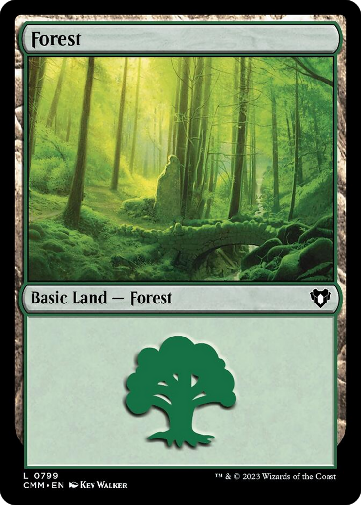 Forest (799) [Commander Masters] | Cracking-Singles