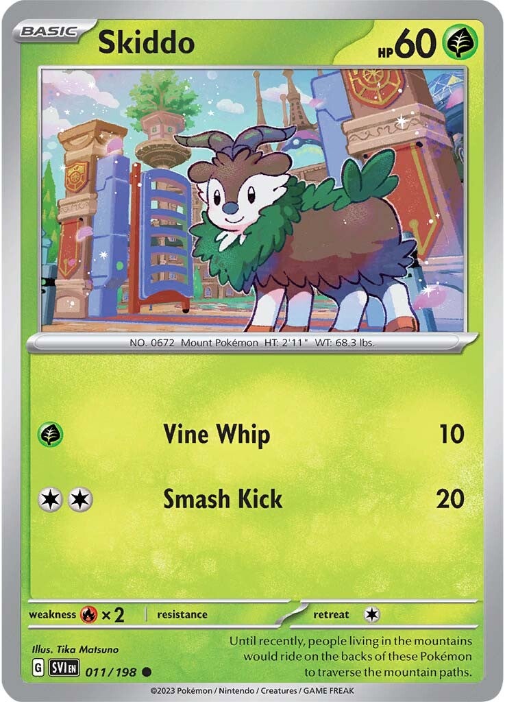 Skiddo (011/198) [Scarlet & Violet: Base Set] | Cracking-Singles