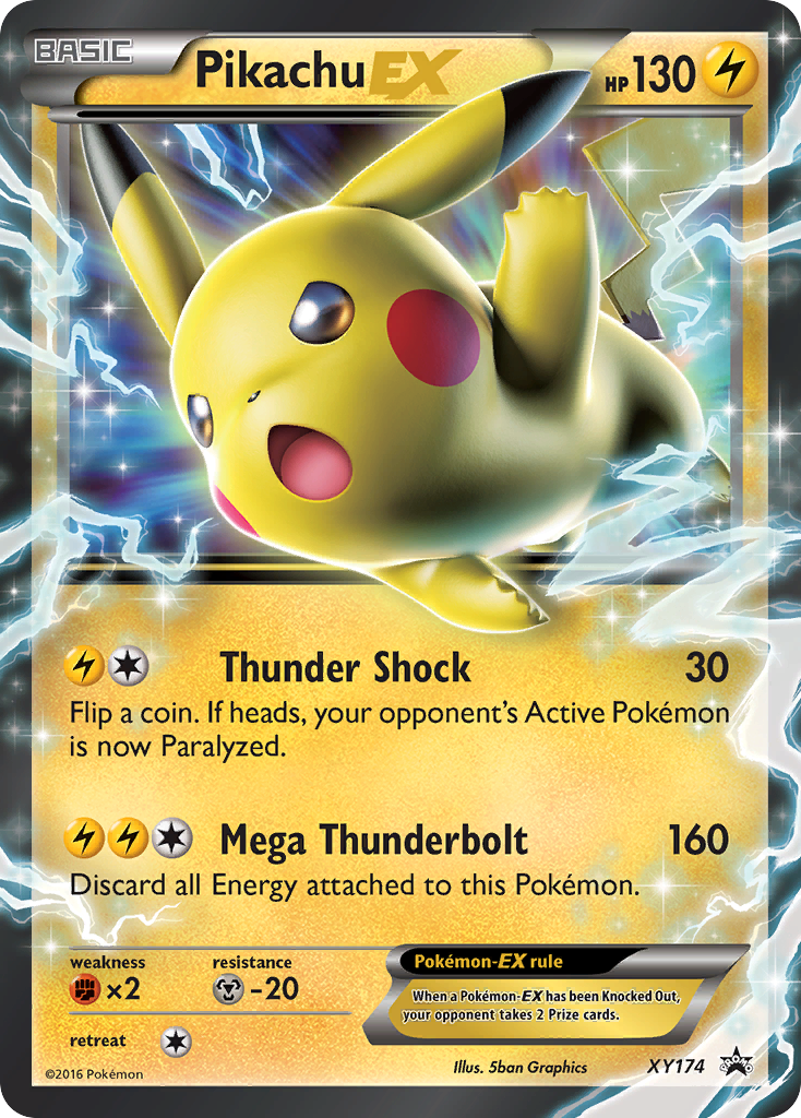 Pikachu EX (XY174) [XY: Black Star Promos] | Cracking-Singles