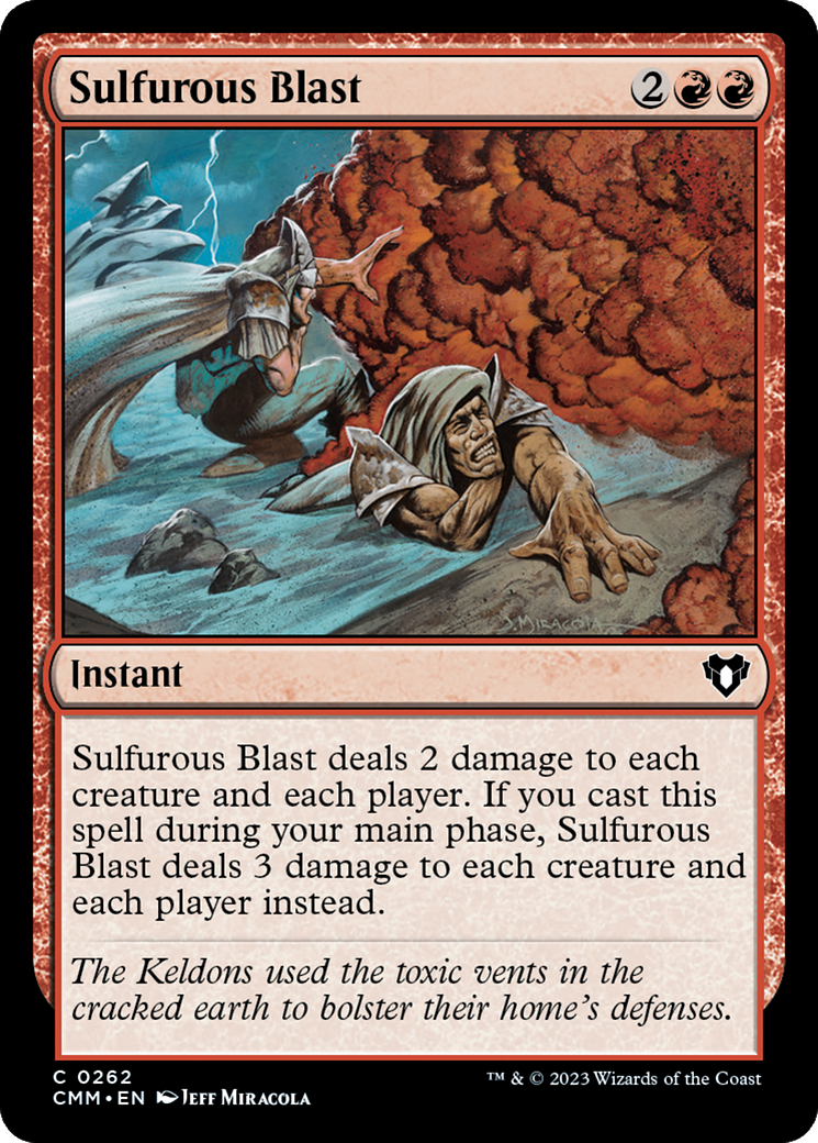 Sulfurous Blast [Commander Masters] | Cracking-Singles