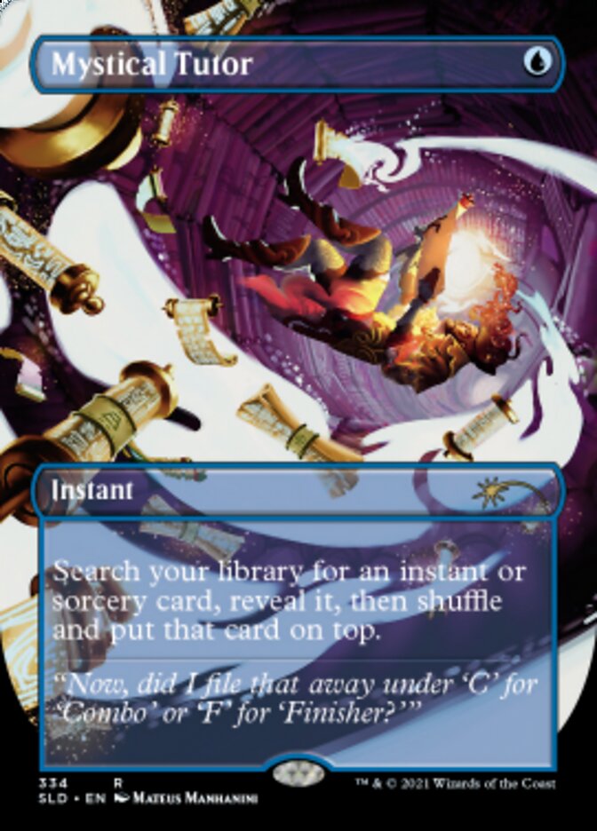 Mystical Tutor (Borderless) [Secret Lair Drop Series] | Cracking-Singles