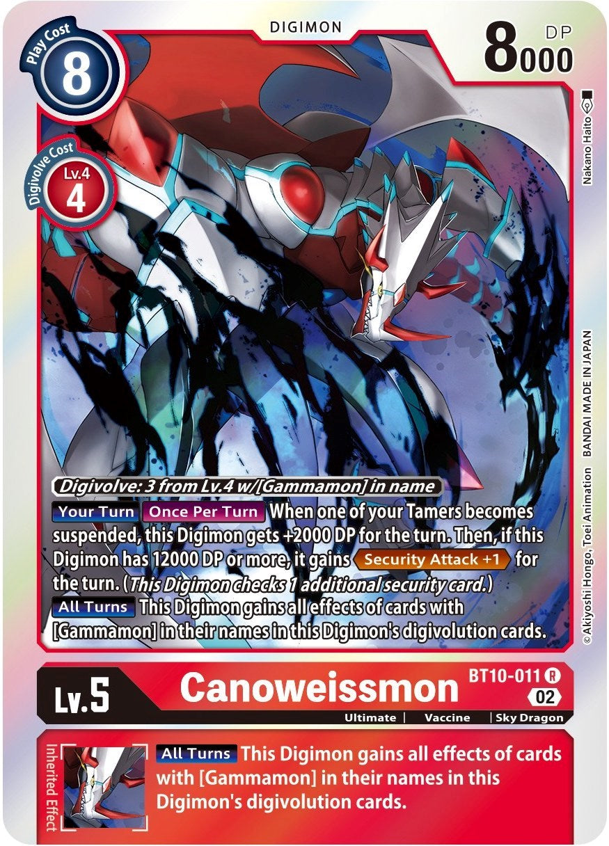 Canoweissmon [BT10-011] [Xros Encounter] | Cracking-Singles