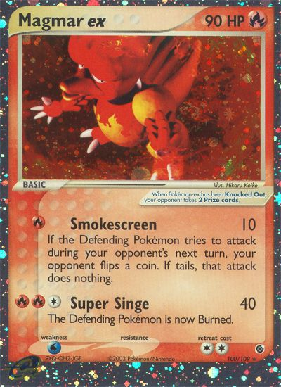 Magmar ex (100/109) [EX: Ruby & Sapphire] | Cracking-Singles