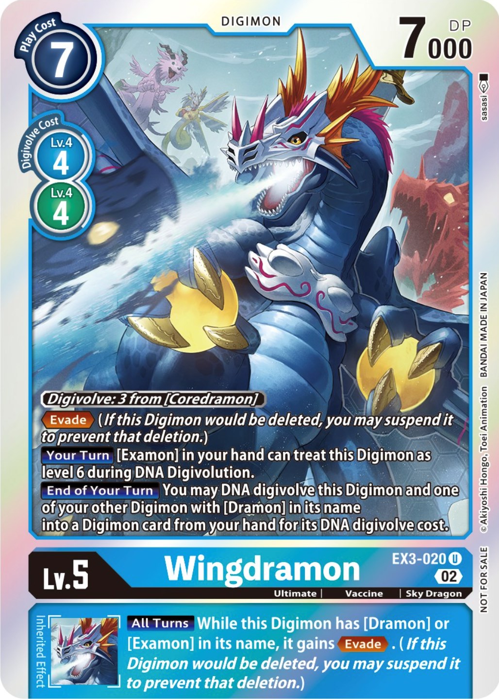 Wingdramon [EX3-020] (Alternate Art) [Draconic Roar] | Cracking-Singles