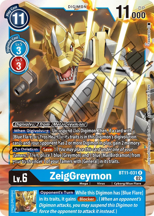 ZeigGreymon [BT11-031] [Dimensional Phase] | Cracking-Singles