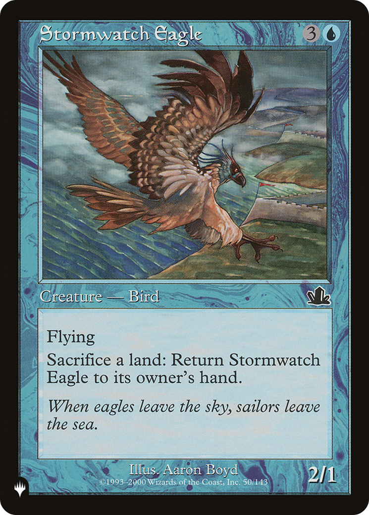 Stormwatch Eagle [The List] | Cracking-Singles