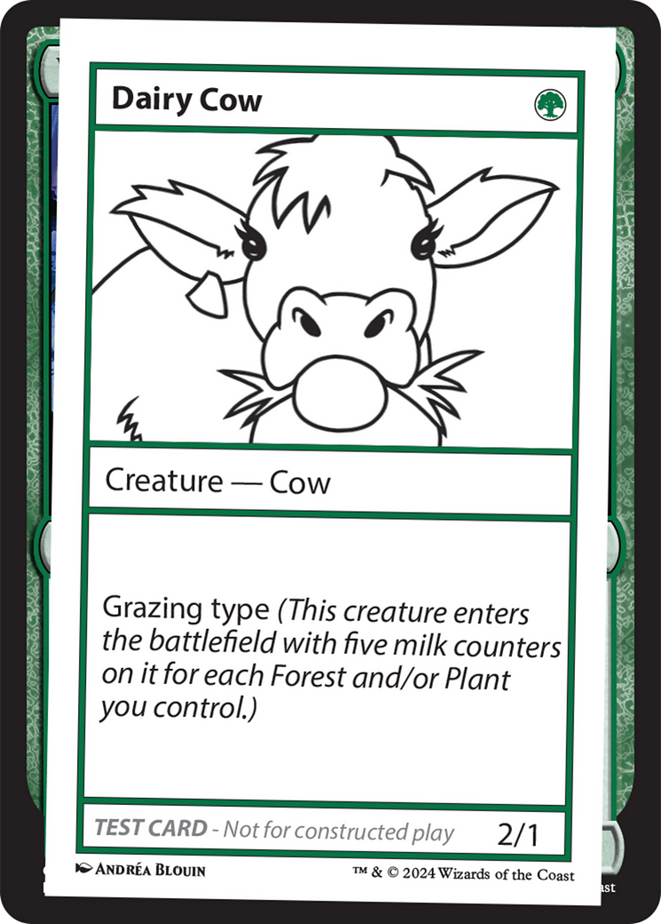 Dairy Cow [Mystery Booster 2 Playtest Cards] | Cracking-Singles