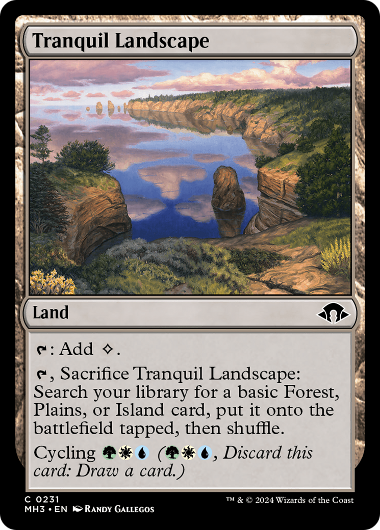 Tranquil Landscape [Modern Horizons 3] | Cracking-Singles