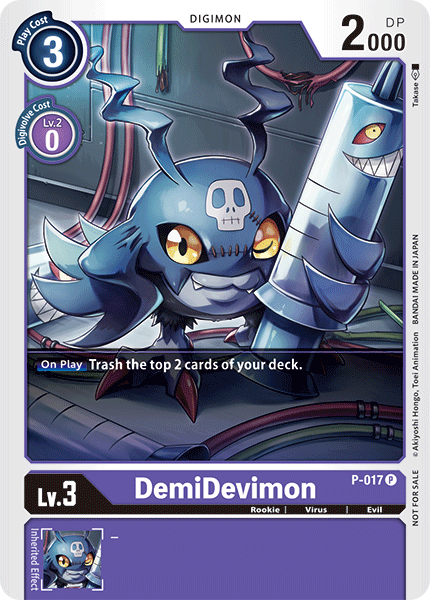 DemiDevimon [P-017] [Promotional Cards] | Cracking-Singles