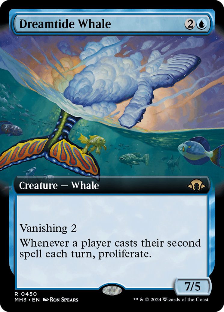 Dreamtide Whale (Extended Art) [Modern Horizons 3] | Cracking-Singles