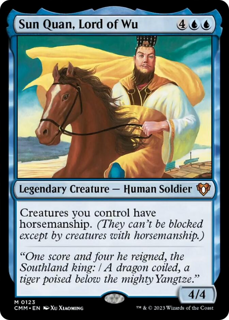 Sun Quan, Lord of Wu [Commander Masters] | Cracking-Singles