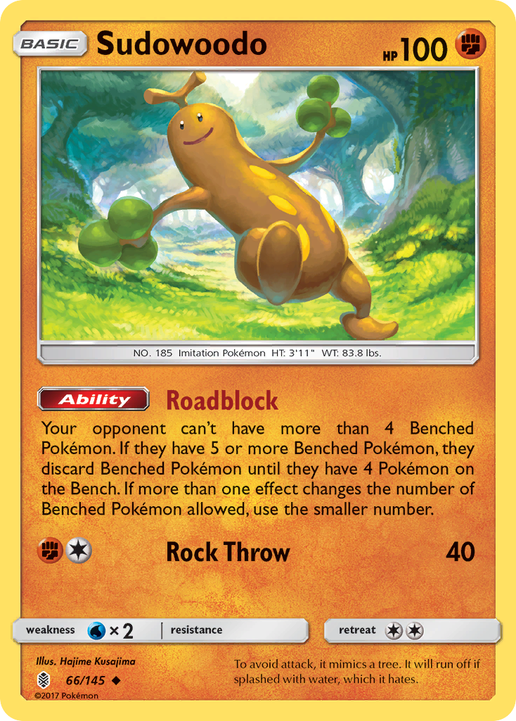 Sudowoodo (66/145) [Sun & Moon: Guardians Rising] | Cracking-Singles