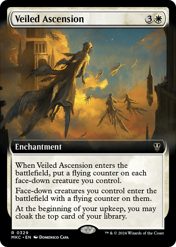 Veiled Ascension (Extended Art) [Murders at Karlov Manor Commander] | Cracking-Singles