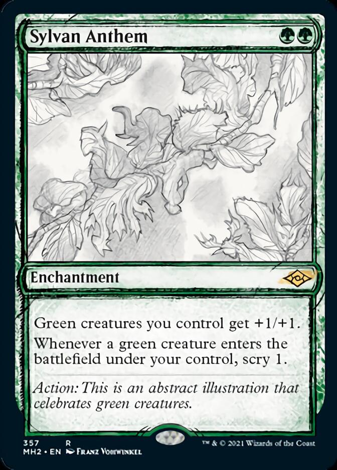 Sylvan Anthem (Sketch) [Modern Horizons 2] | Cracking-Singles