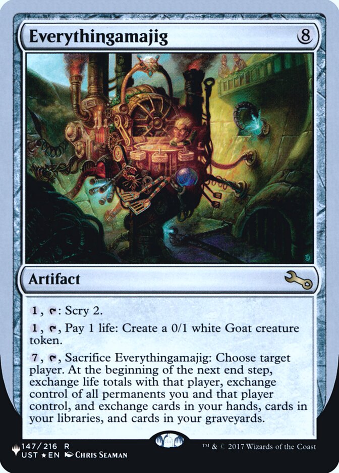 Everythingamajig (Scry) (Unfinity Foil Edition) [The List] | Cracking-Singles