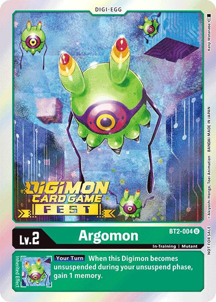 Argomon [BT2-004] (Digimon Card Game Fest 2022) [Release Special Booster Promos] | Cracking-Singles