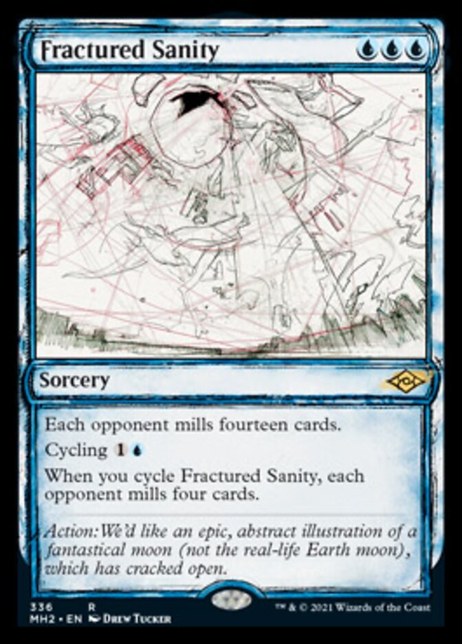 Fractured Sanity (Sketch) [Modern Horizons 2] | Cracking-Singles