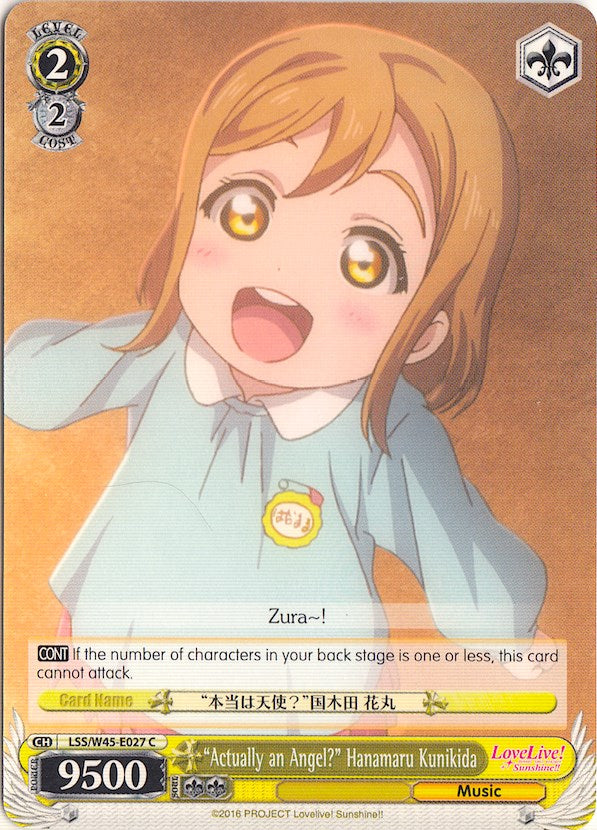 "Actually an Angel?" Hanamaru Kunikida (LSS/W45-E027 C) [Love Live! Sunshine!!] | Cracking-Singles