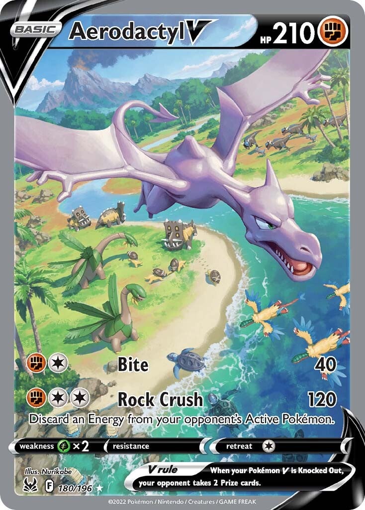 Aerodactyl V (180/196) [Sword & Shield: Lost Origin] | Cracking-Singles