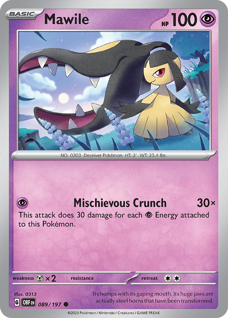 Mawile (089/197) [Scarlet & Violet: Obsidian Flames] | Cracking-Singles